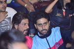 Shahrukh Khan,Abhishek Bachchan  at Pro Kabbadi Match in NSCI on 26th July 2014